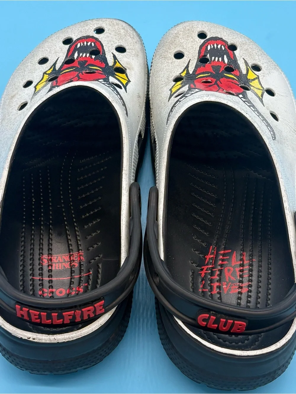 Crocs x Stranger Things Hellfire Club Classic Clogs Men’s 10 Women’s 12